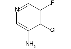 3-CHLORO-5-FLUOROPYRIDIN-4-AMINE structure, CAS 1227581-38-5