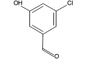 3-CHLORO-5-HYDROXYBENZALDEHYDE structure, CAS 1829-33-0
