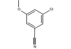 3-CHLORO-5-METHOXYBENZONITRILE structure, CAS 473923-96-5