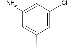 3-CHLORO-5-METHYLANILINE structure, CAS 29027-20-1