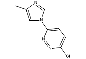 3-CHLORO-6-(4-METHYL-1H-IMIDAZOL-1-YL)PYRIDAZINE structure, CAS 941294-26-4