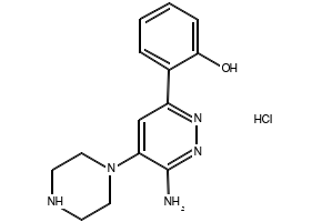 3-CHLORO-6-(PIPERAZIN-1-YL)PYRIDAZINE HYDROCHLORIDE structure, CAS 100241-11-0