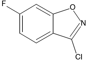 3-CHLORO-6-FLUOROBENZO[D]ISOXAZOLE structure, CAS 374554-89-9