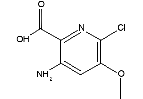 3-CHLORO-6-METHOXYPICOLINIC ACID structure, CAS 856836-44-7