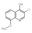 3-CHLORO-8-METHOXYQUINOLIN-4-OL structure, CAS 16778-22-6