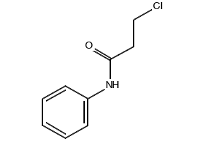 3-CHLORO-N-PHENYLPROPIONAMIDE structure, CAS 3460-04-6