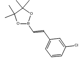 3-CHLORO-TRANS-BETA-STYRYLBORONIC ACID PINACOL ESTER structure, CAS 871125-84-7
