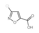 3-CHLOROISOXAZOLE-5-CARBOXYLIC ACID structure, CAS 20724-56-5