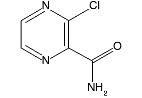 3-CHLOROPYRAZINE-2-CARBOXAMIDE structure, CAS 21279-62-9