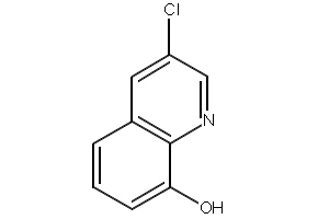 3-CHLOROQUINOLIN-8-OL structure, CAS 102878-83-1