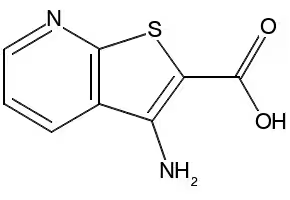 3-CHLOROTHIENO[2,3-B]PYRIDINE-2-CARBOXYLIC ACID structure, CAS 937640-24-9