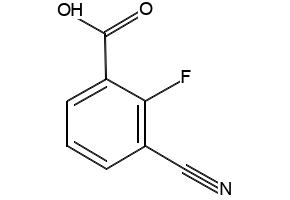 3-CYANO-2-FLUOROBENZOIC ACID structure, CAS 219519-77-4