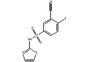 3-CYANO-N-(CYCLOPROPYLMETHYL)BENZENESULFONAMIDE structure, CAS 1016869-27-4