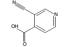 3-CYANOISONICOTINIC ACID structure, CAS 1060802-59-6