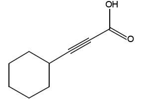 3-CYCLOHEXYLPROPIOLIC ACID structure, CAS 4361-27-7