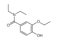 3-ETHOXY-N,N-DIETHYL-4-HYDROXYBENZAMIDE structure, CAS 13898-68-5