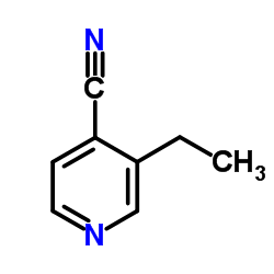3-ETHYLISONICOTINONITRILE structure, CAS 13341-18-9