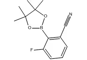 3-FLUORO-2-(4,4,5,5-TETRAMETHYL-1,3,2-DIOXABOROLAN-2-YL)BENZONITRILE structure, CAS 624741-47-5