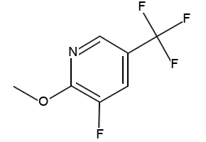 3-FLUORO-2-METHOXY-5-(TRIFLUOROMETHYL)PYRIDINE structure, CAS 1138011-20-7