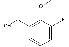 3-FLUORO-2-METHOXYBENZENEMETHANOL structure, CAS 303043-91-6
