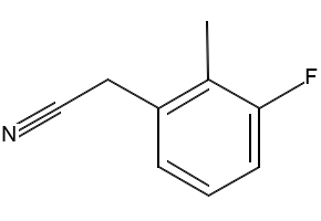 3-FLUORO-2-METHYLBENZENEACETONITRILE structure, CAS 500912-15-2