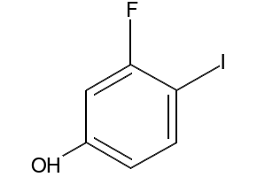 3-FLUORO-4-IODOPHENOL structure, CAS 122927-84-8