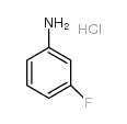 3-FLUOROPHENYLAMINE HYDROCHLORIDE structure, CAS 1993-09-5