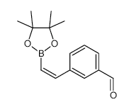 3-FORMYLL-TRANS-BETA-STYRYLBORONIC ACID PINACOL ESTER structure, CAS 1160924-30-0