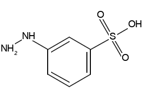 3-HYDRAZINYLBENZENESULFONIC ACID structure, CAS 138-30-7