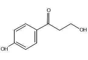 3-HYDROXY-1-(4-HYDROXY-3,5-DIMETHOXYPHENYL)PROPAN-1-ONE structure, CAS 136196-47-9