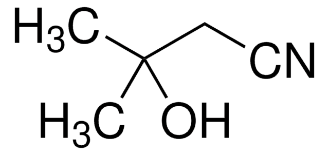 3-HYDROXY-3-METHYLBUTANENITRILE structure, CAS 13635-04-6