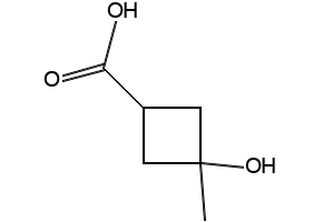 3-HYDROXY-3-METHYLCYCLOBUTANECARBOXYLIC ACID structure, CAS 16286-86-5