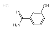 3-HYDROXYBENZAMIDINE HYDROCHLORIDE structure, CAS 63502-89-6