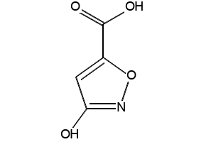 3-HYDROXYISOXAZOLE-5-CARBOXYLIC ACID structure, CAS 13626-60-3