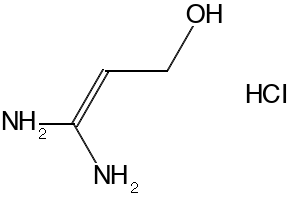 3-HYDROXYPROPANIMIDAMIDE HYDROCHLORIDE structure, CAS 53868-56-7