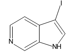 3-IODO-1H-PYRROLO[2,3-C]PYRIDINE structure, CAS 956003-24-0
