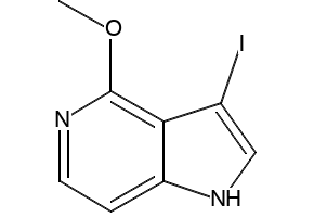 3-IODO-4-METHOXY-1H-PYRROLO[3,2-C]PYRIDINE structure, CAS 1000341-25-2