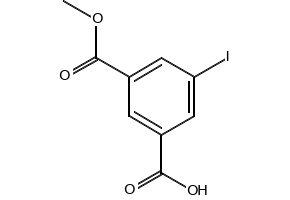 3-IODO-5-(METHOXYCARBONYL)BENZOIC ACID structure, CAS 93116-99-5