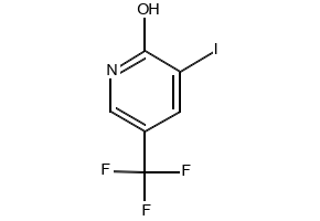 3-IODO-5-(TRIFLUOROMETHYL)PYRIDIN-2(1H)-ONE structure, CAS 300851-88-1