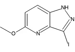 3-IODO-5-METHOXY-1H-PYRAZOLO[4,3-B]PYRIDINE structure, CAS 1134328-05-4