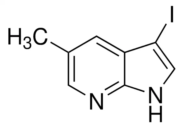 3-IODO-5-METHYL-1H-PYRROLO[2,3-B]PYRIDINE structure, CAS 1138443-83-0