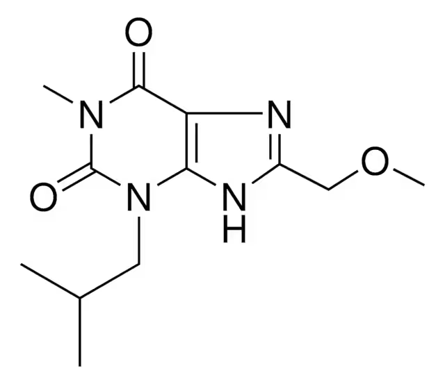 3-ISOBUTYL-8-(METHOXYMETHYL)-1-METHYL-1H-PURINE-2,6(3H,7H)-DIONE structure, CAS 78033-08-6