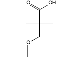 3-METHOXY-2,2-DIMETHYLPROPANOIC ACID structure, CAS 64241-78-7