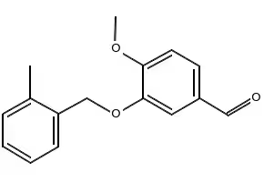 3-METHOXY-2-((3-METHYLBENZYL)OXY)BENZALDEHYDE structure, CAS 588713-63-7