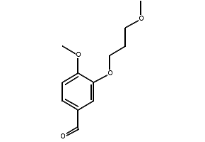 3-METHOXY-4-(3-METHOXYPROPOXY)BENZALDEHYDE structure, CAS 946670-72-0