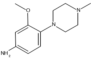 3-METHOXY-4-(4-METHYL-PIPERAZIN-1-YL)-PHENYLAMINE structure, CAS 156428-85-2