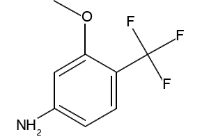 3-METHOXY-4-(TRIFLUOROMETHYL)ANILINE structure, CAS 106877-20-7