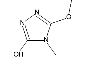 3-METHOXY-4-METHYL-1H-1,2,4-TRIAZOL-5(4H)-ONE structure, CAS 135302-13-5