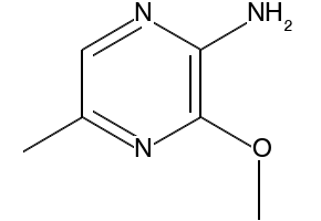 3-METHOXY-5-METHYLPYRAZIN-2-AMINE structure, CAS 89464-87-9