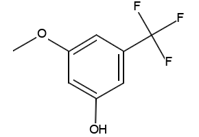 3-METHOXY-5-TRIFLUOROMETHYL-PHENOL structure, CAS 349-56-4